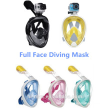 New hot selling silicone easybreath snorkeling mask for man and woman